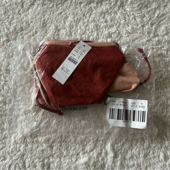 J. Crew Cheeky String Bikini Bottom Rust Orange With Beads Size Medium NWT - Picture 6 of 6